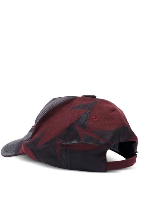 baseball cap man bordeoux MAISON MARGIELA | S50TC0080 M35673211